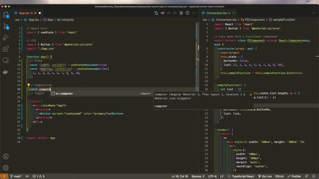 Convert React Class Component to Functional TypeScript Component смотреть онлайн