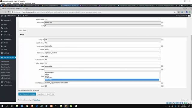 User Roles and WHERE Clauses смотреть онлайн