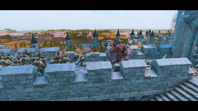 2,500,000 MORDOR Army ATTACK The SOUTH GATE - WARHAMMER 40K - Ultimate Epic Battle Simulator 2 смотреть онлайн