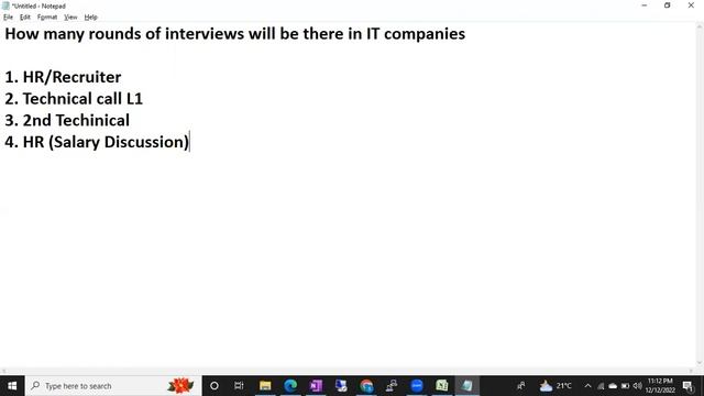 How many rounds of interviews will be there in IT Company || Contact : 9902590140 смотреть онлайн