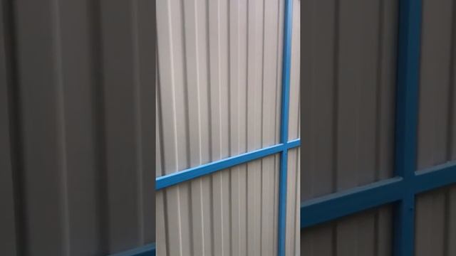 Забор из профлиста высота 2м + калитка в рамке смотреть онлайн