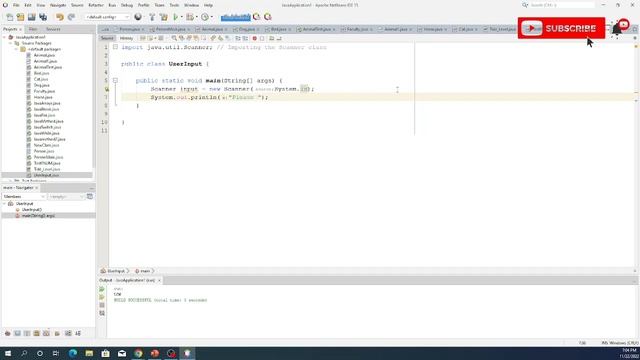 Java Programming Tutorial 23 - Java OOP - User Input (Scanner Class) смотреть онлайн