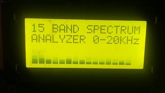 Audio spectrum analyser with 16*4 LCD screen смотреть онлайн