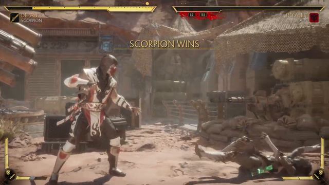Mortal Kombat 11 - scorpion vs jade - very hard смотреть онлайн
