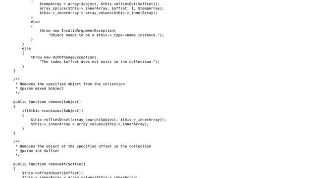 Code Review: PHP Class to Represent a Type Collection смотреть онлайн