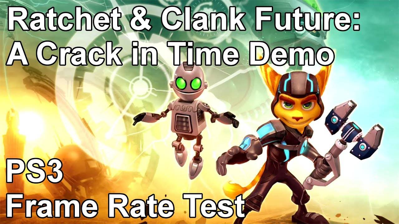 Ratchet & Clank Future: A Crack In Time Playstation 3 Frame Rate Test смотреть онлайн