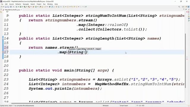 COREJAVA || JAVA-8 FEATURES || Session=12 || Method Reference map() || Mr. RATAN SIR смотреть онлайн
