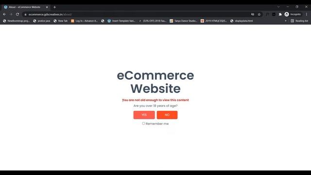 How to add age restriction on WordPress website | In Hindi смотреть онлайн