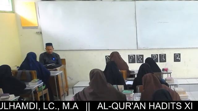 AL QUR'AN HADITS - KELAS XI - ZULHAMDI, Lc., MA смотреть онлайн