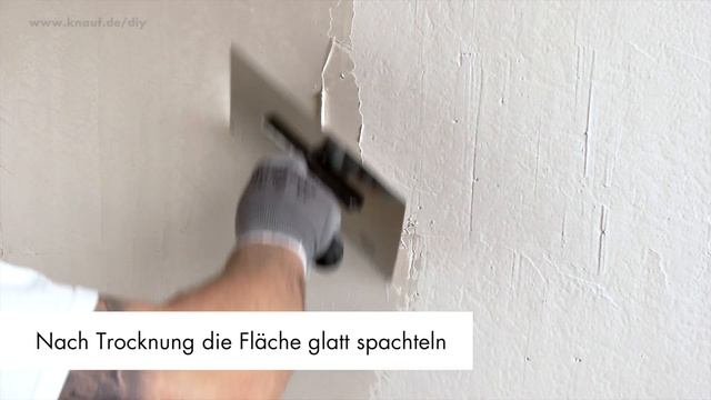 Knauf Rotband Flächenspachtel Plus - Rauputz Glätten