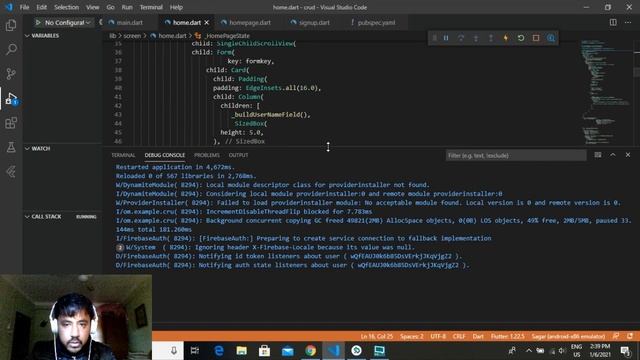 Login Page with Firebase Authentication смотреть онлайн