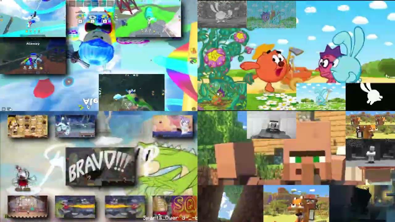 Sparta Upsilon Remix Quadparison