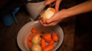 HOW A WOMAN LIVES IN THE MOUNTAINS!! PORK LEG for the dinner