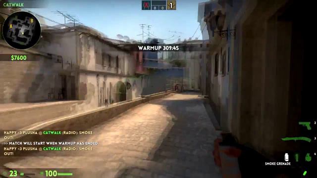 CS:GO | Раскидка на карте de_mirage смотреть онлайн
