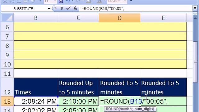 Excel Magic Trick #238: Round Times To 5 Minutes смотреть онлайн