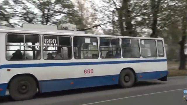 Украина город кривой рог троллейбус ЮМЗ т2 No 660 смотреть онлайн