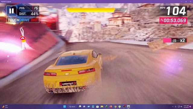 Asphalt 9: legends Chevrolet camaro LT gameplay PC 1080P 60FPS - oldschoolgamer