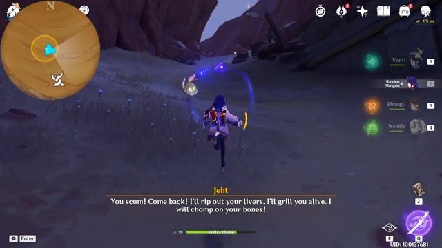 Her Foes Rage Like Great Waters... - Ancient Stone Key | World Quests & Puzzles |【Genshin Impact】 смотреть онлайн