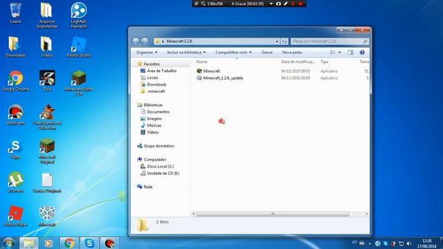 Como Baixar E Instalar Minecraft Alpha 1.2.6 (Tutorial)