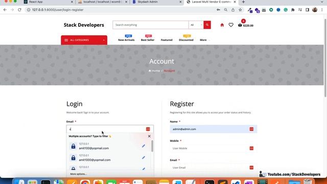 #49 React JS Tutorial with Laravel | Create User Orders API | GET Orders API смотреть онлайн