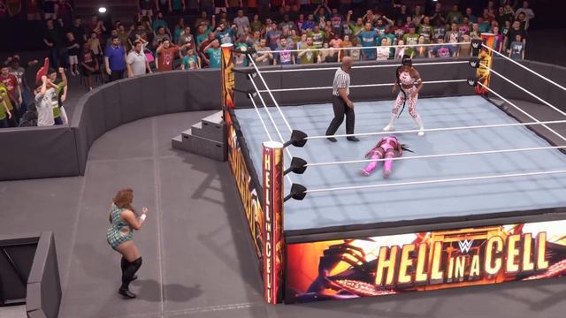 WWE 2K22 Naomi vs Bianca Belair vs (C) Doudrop Triple Threat Match CPU vs CPU simulation смотреть онлайн