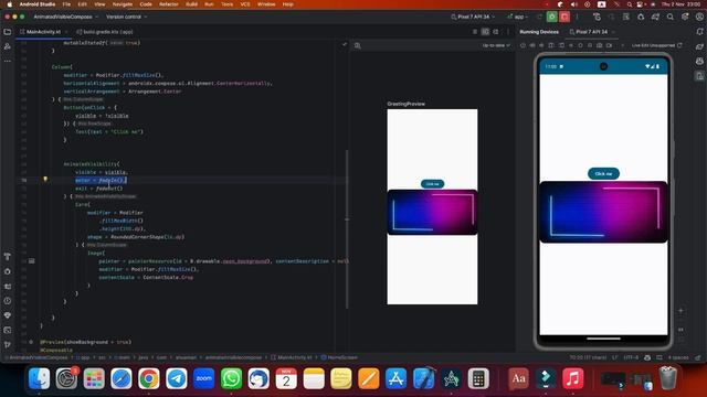 Dia 12 de 365 - Animation Visibility Compose смотреть онлайн