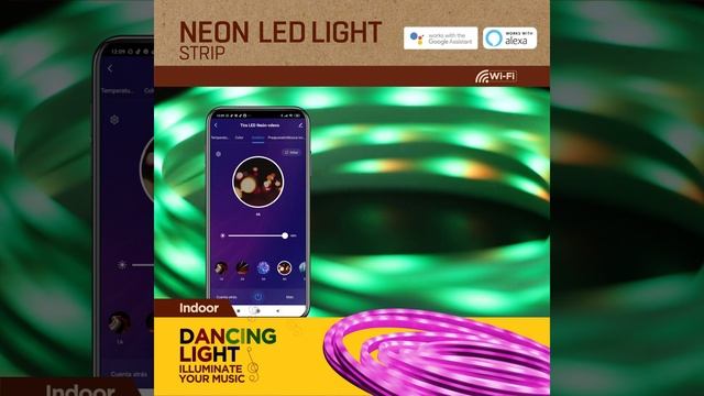 La tira LED neon de tu vida, ideal si eres gamer. Compatible con Hey Google y Alexa смотреть онлайн