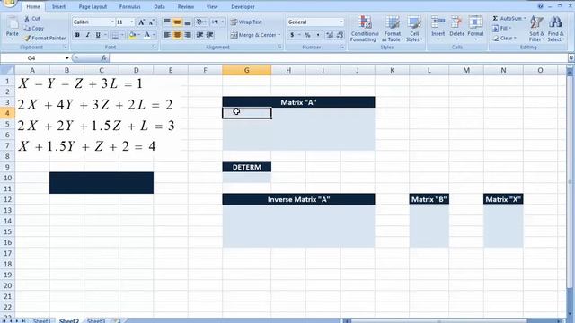 Excel for Chemical Engineers I 09 I Basics [Matrices Operations] (8/10) смотреть онлайн