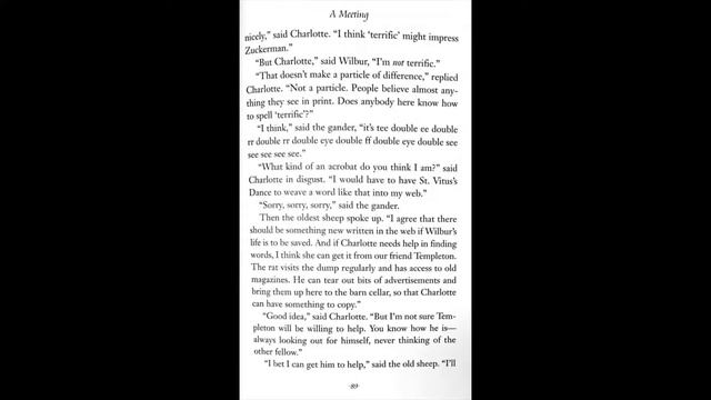Charlotte’s Web Chapter 12 Read Aloud смотреть онлайн