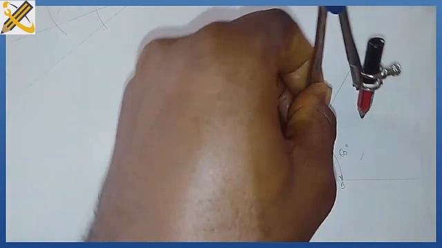 HOW TO CONSTRUCT ANGLE 30 DEGREE in | Technical drawing | Basic Technology смотреть онлайн