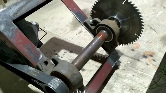 Циркулярка самодельная с двигателем от стиральной машины автомат. Начало. смотреть онлайн