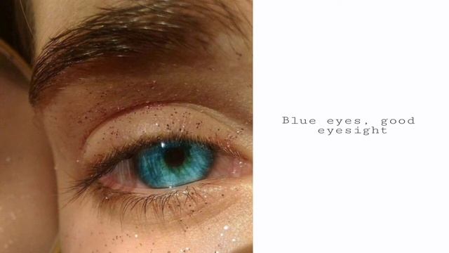 [?] Голубые глаза, отличное зрение смотреть онлайн