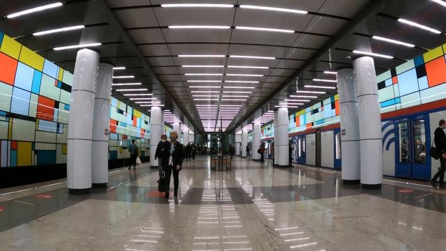 Станция метро Румянцево ► Московский метрополитен смотреть онлайн