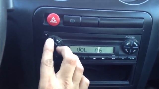 Enter Seat Alana Radio Code Process смотреть онлайн