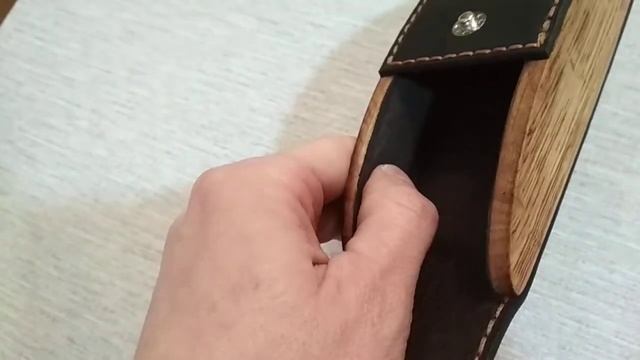 Футляр для очков. Кожа и дерево смотреть онлайн