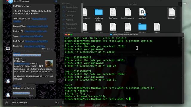 Telegram Member Adding Software With Filter and Telethon | Updated 2022 смотреть онлайн