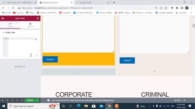 How to Use HTML Widget In WordPress In Elementor | Elementor Tutorial Beginners HIndi 31 смотреть онлайн