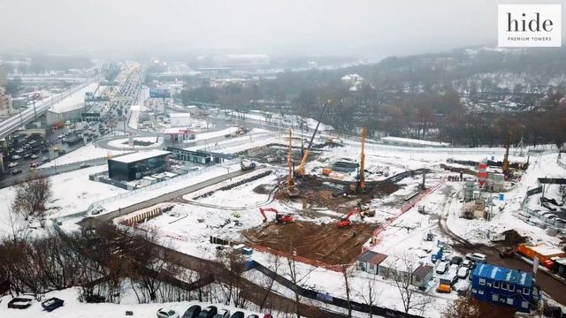 Динамика строительства ЖК Hide за ЯНВАРЬ 2021 смотреть онлайн
