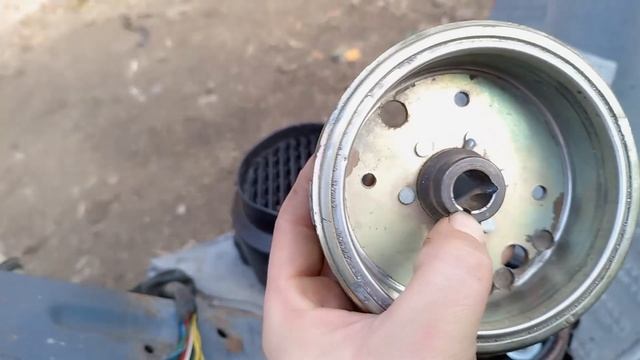 Китайский генератор 139qmb4Т на скутер Honda Pal 2 Dio