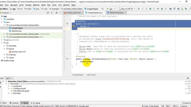 Tutorial 44: Full Page Slider using ViewPager and PagerAdapter in Android Studio Free [Source Code] смотреть онлайн