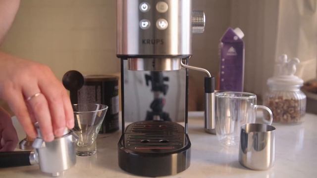 KRUPS XP442С11 VIRTUOSO Home Espresso Machine - Double Espresso