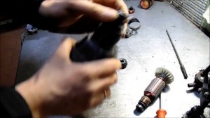 Ремонт перфоратора Диолд ПРЭ-11. Обломало часть якоря