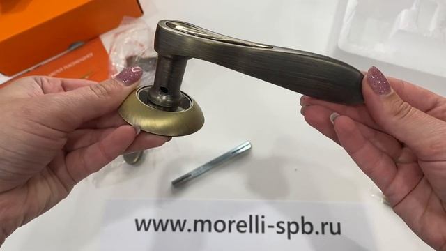 Дверные ручки Morelli "LONDON EYE" MH-26 MAB/AB Цвет - Матовая античная бронза/античная бронза смотреть онлайн