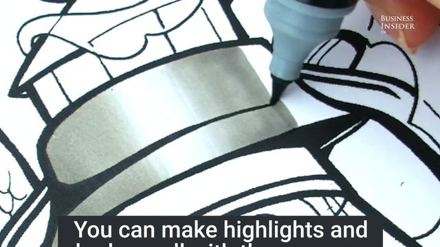This pen can draw over 100 colour tones in one go смотреть онлайн