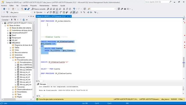 SP Procesos Almacenados Backup (Base De Datos SQL Server) смотреть онлайн