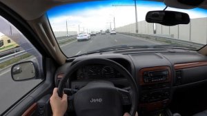 1999 Jeep Grand Cherokee (3.1AT) diesel ,,, POV test drive