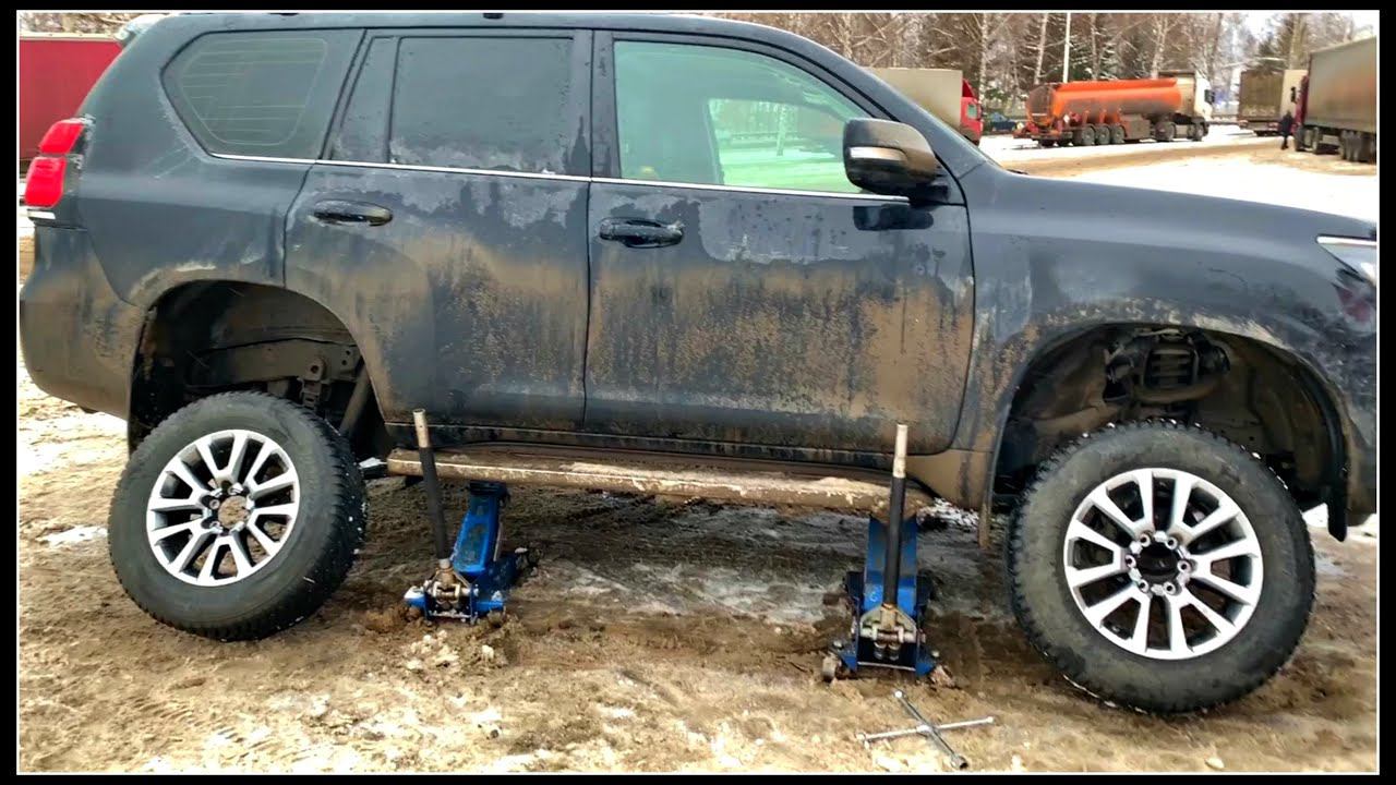 РАЗОБРАЛИ ПРАДО Toyota ЗИМНИЕ КОЛЕСА шина  Nokian Hakkapeliitta 8 SUV 265/60 R 18 Toyota Prado 150