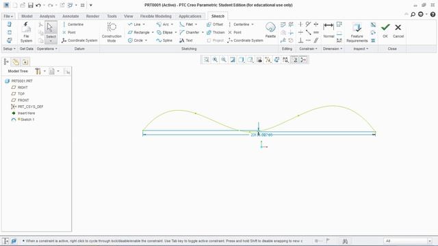 # Tutorial 00 Starter:- Sketch Tools I Creo Parametric 3.0 смотреть онлайн