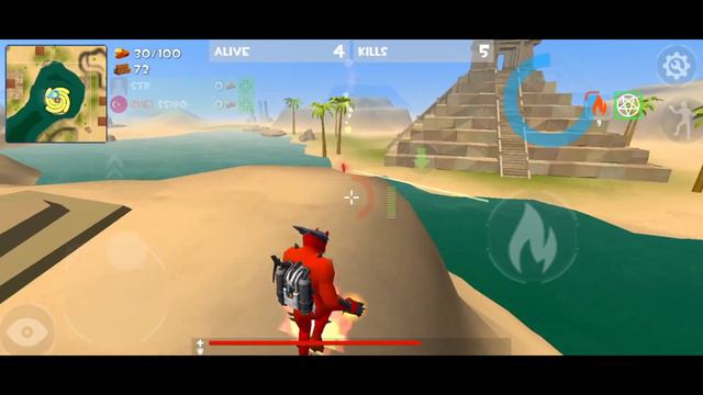 Most Action Packed - Fire Demon Vs Anoobis 😱 | Rocket Royale. смотреть онлайн