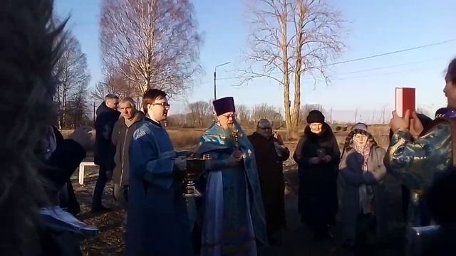 10 декабря 2020 храм Знамения Петергоф. КРЕСТНЫЙ ХОД смотреть онлайн